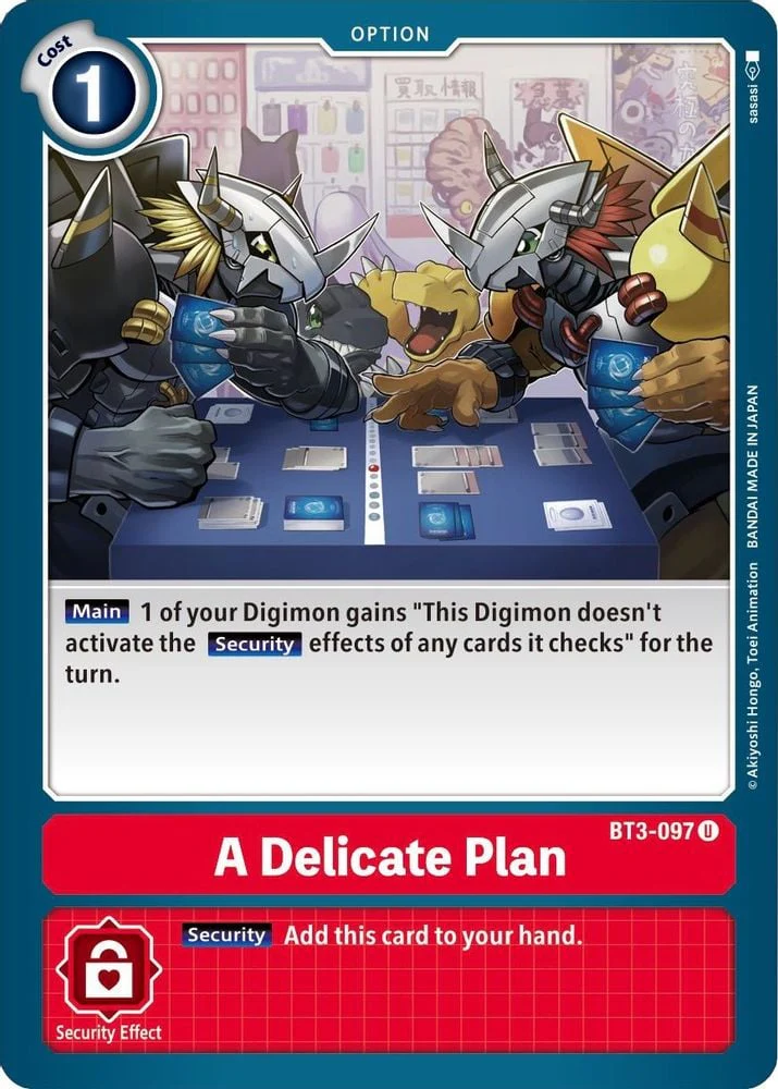 A Delicate Plan (#BT3-097 U) (Release Special Booster 1.5) Near Mint