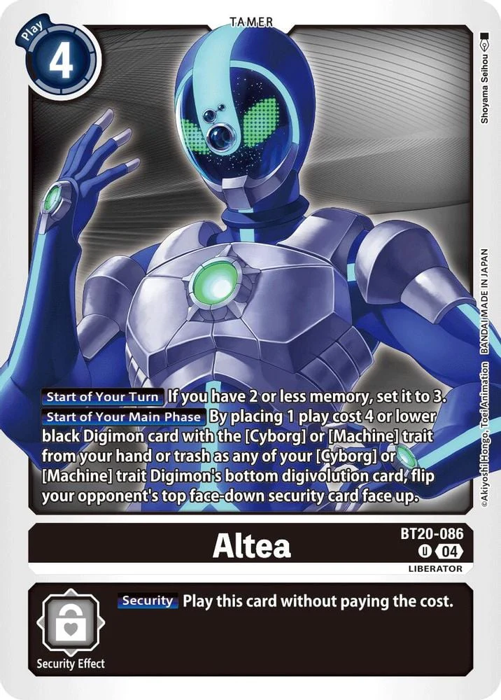 Altea (#BT20-086 U) (Release Special Booster 2.5) Near Mint