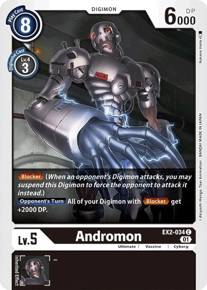 Andromon (#EX2-034 C) (Digital Hazard) Near Mint