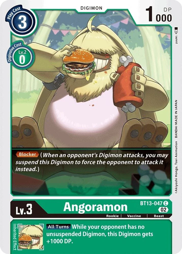 Angoramon (#BT13-047 C) (Versus Royal Knights) Near Mint