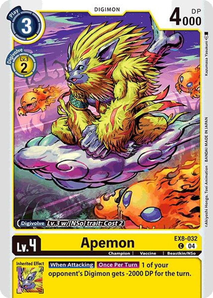 Apemon (#EX8-032 C) (Chain of Liberation) Near Mint