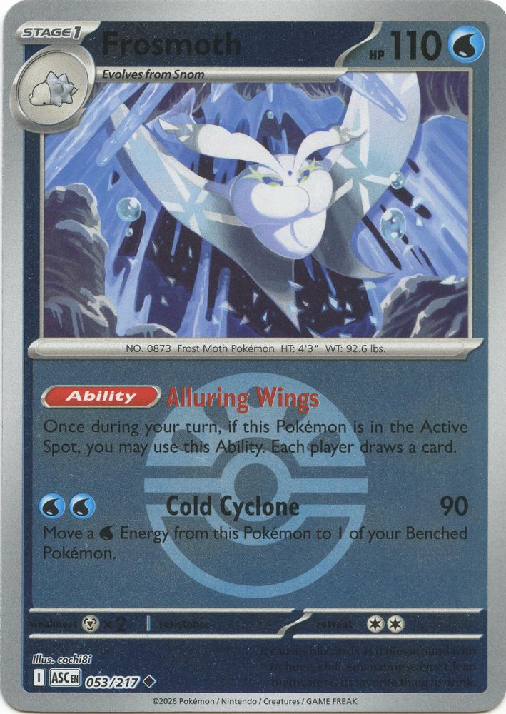 Frosmoth Friend Ball (#053/217) (ME: Ascended Heroes) Near Mint Reverse Holofoil