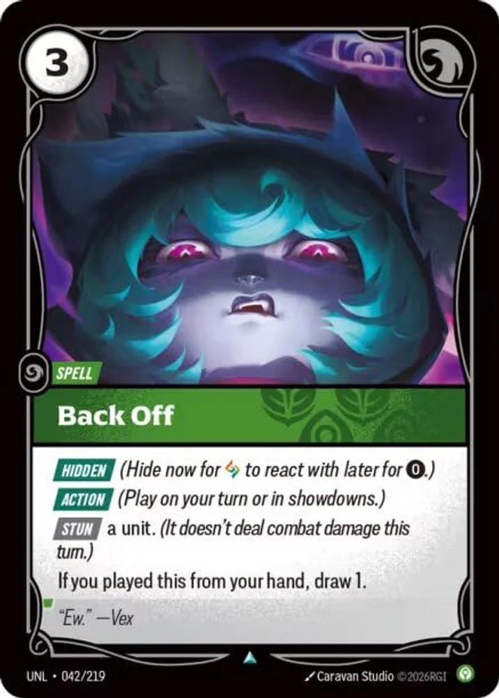 Back Off (#042/219) (Unleashed) Near Mint