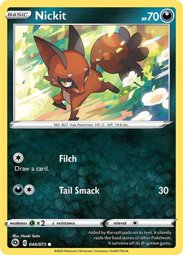 Nickit (#46/73) (Champion's Path) Near Mint Reverse Holofoil