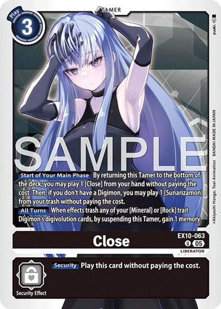 Close (#EX10-063 U) (Sinister Order) Near Mint