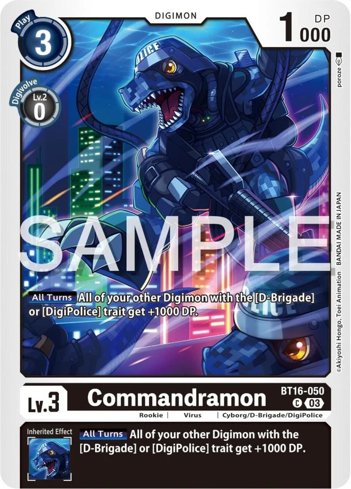 Commandramon (#BT16-050 C) (Beginning Observer) Near Mint