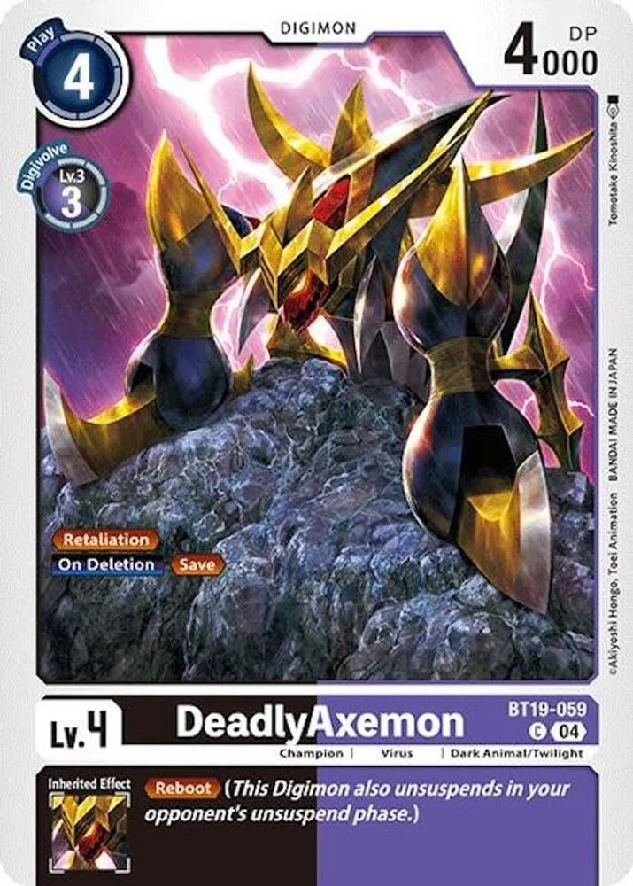 DeadlyAxemon (#BT19-059 C) (Release Special Booster 2.0) Near Mint