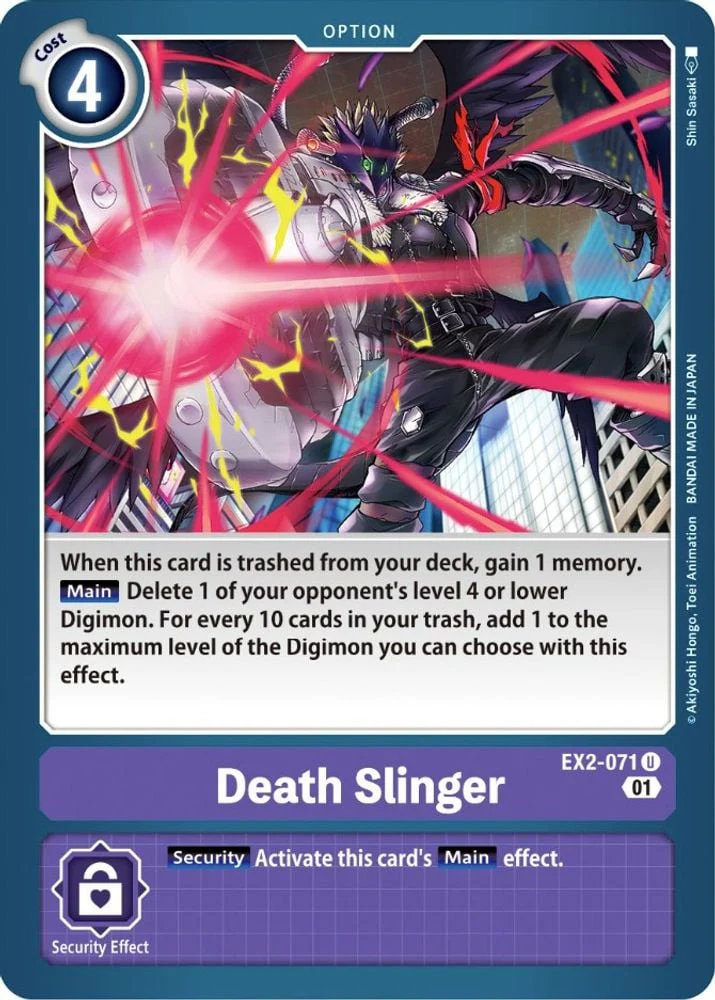 Death Slinger (#EX2-071 U) (Digital Hazard) Near Mint