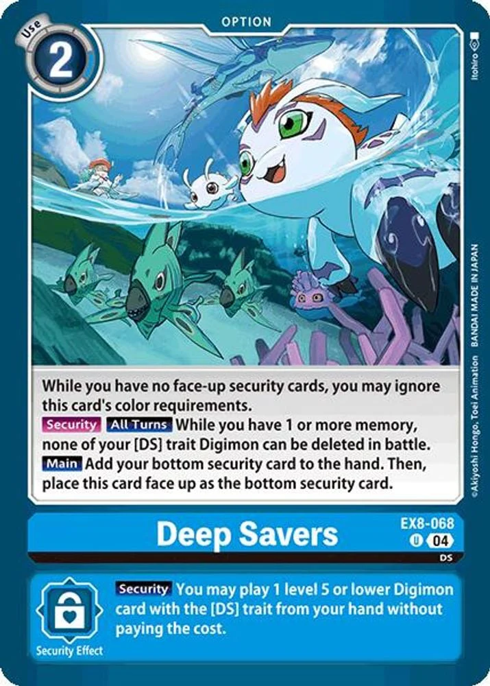 Deep Savers (#EX8-068 U) (Chain of Liberation) Near Mint