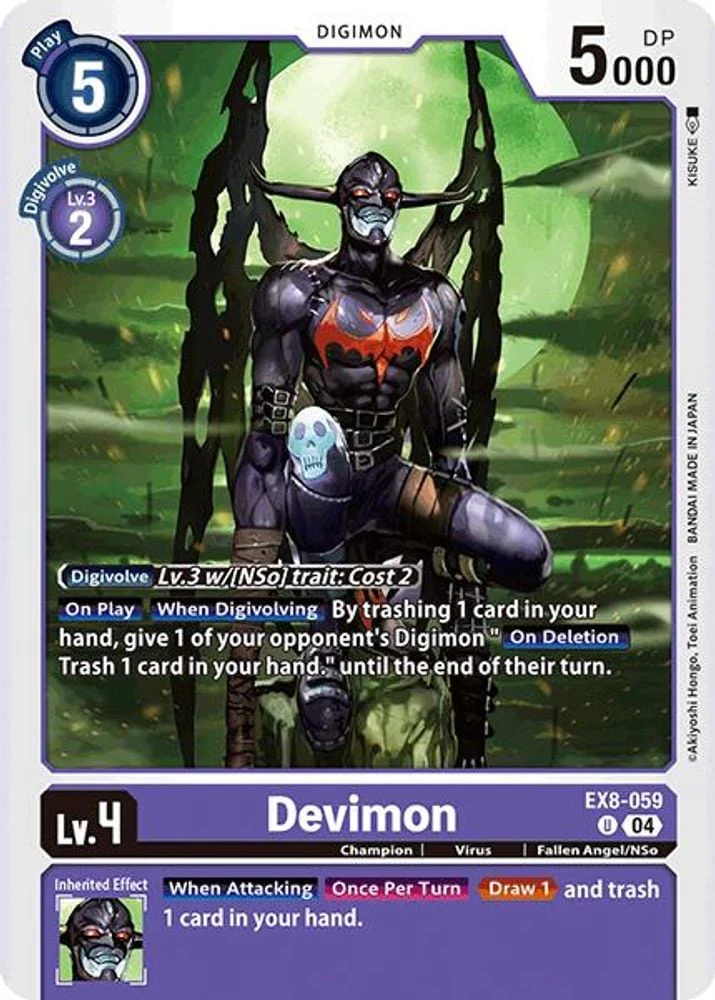 Devimon (#EX8-059 U) (Chain of Liberation) Near Mint