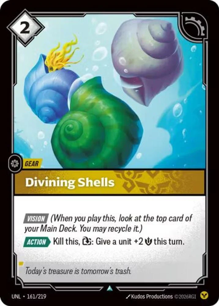 Divining Shells (#161/219) (Unleashed) Near Mint