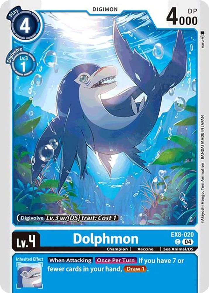 Dolphmon (#EX8-020 C) (Chain of Liberation) Near Mint