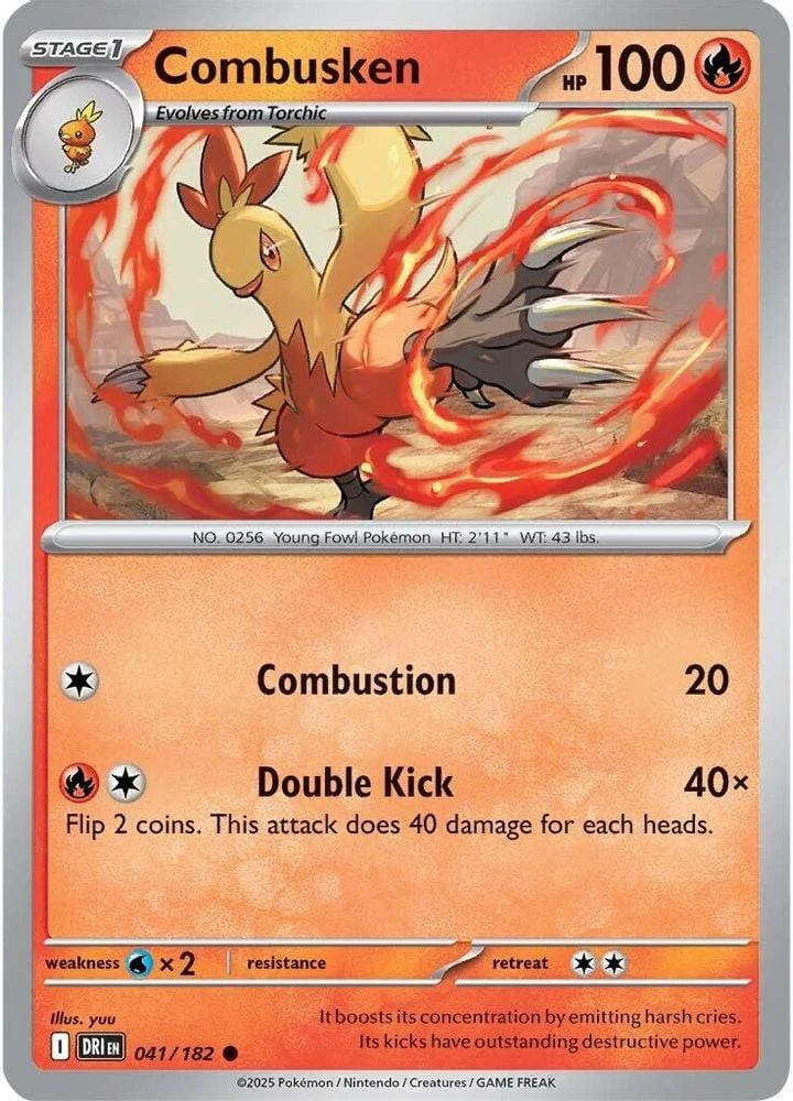 Combusken (#041/182) (SV10: Destined Rivals)