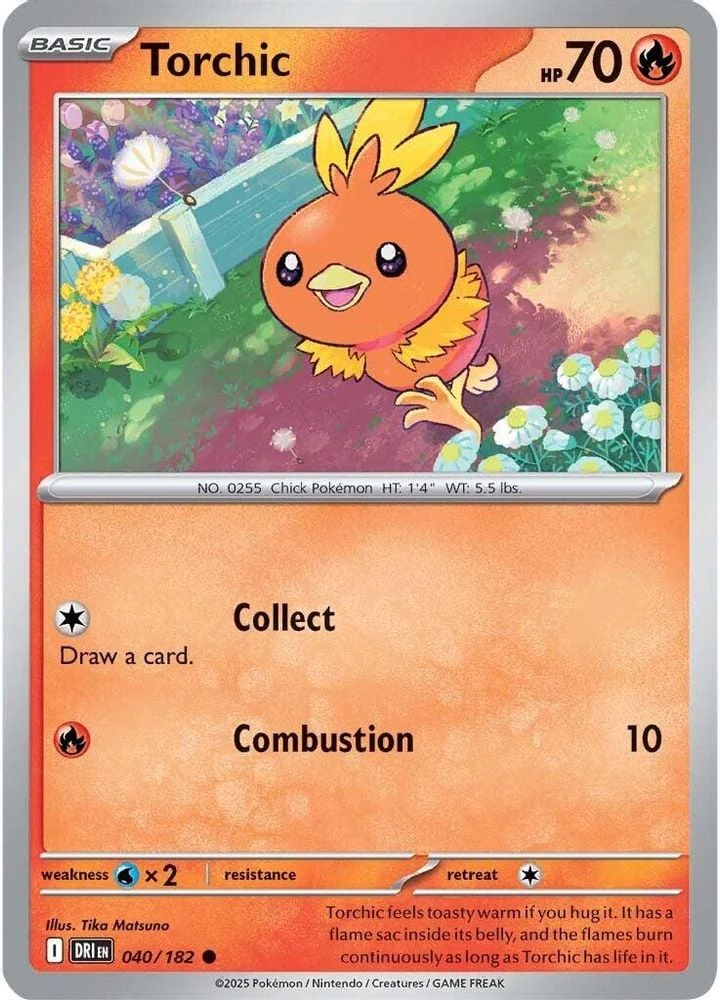 Torchic (#040/182) (SV10: Destined Rivals)