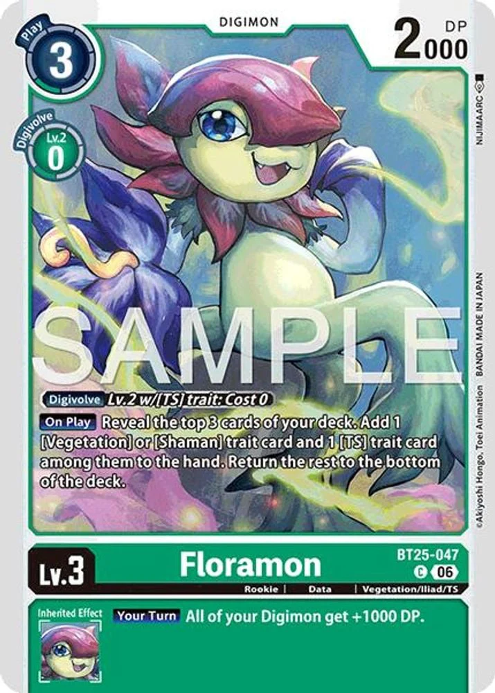 Floramon (#BT25-047 C) (Dual Revolution) Near Mint