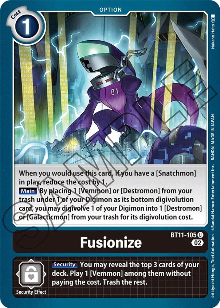 Fusionize (#BT11-105 U) (Dimensional Phase) Near Mint