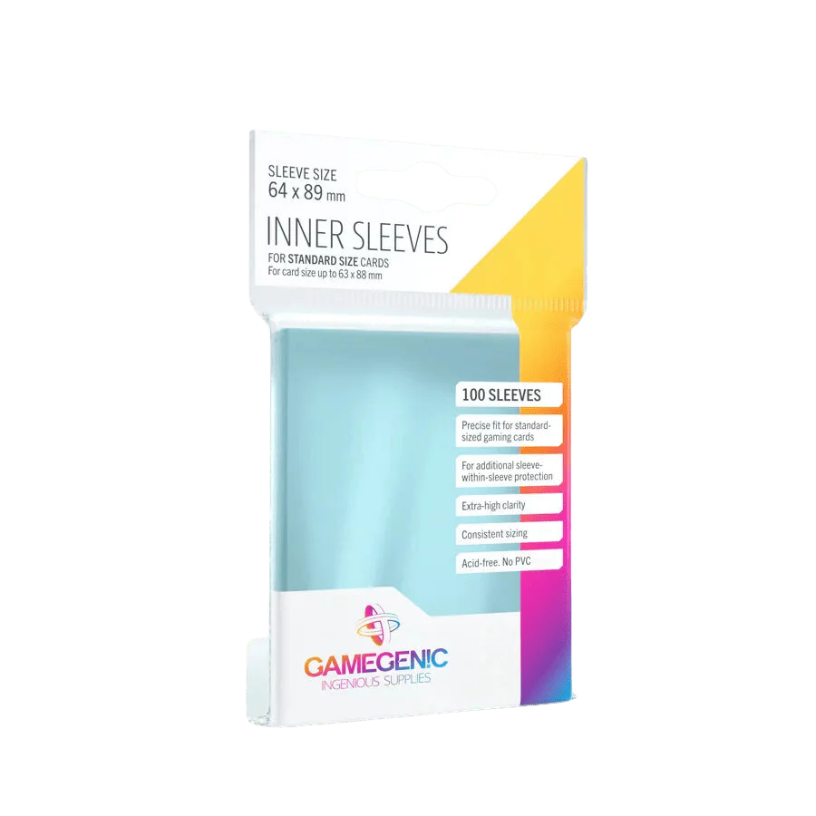Gamegenic Inner Sleeves - Standard Size (100) [OLD]