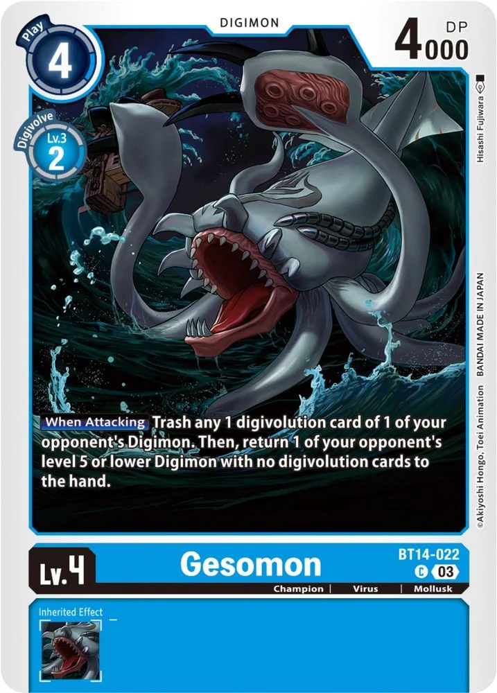 Gesomon (#BT14-022 C) (Blast Ace) Near Mint
