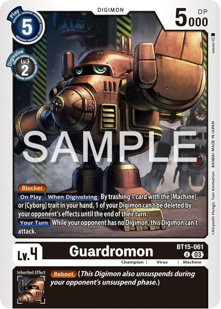 Guardromon (#BT15-061 U) (Exceed Apocalypse) Near Mint