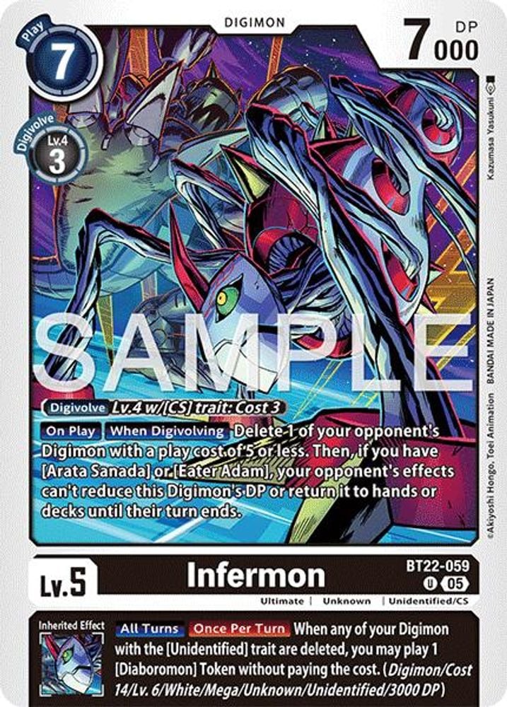 Infermon (#BT22-059 U) (Cyber Eden) Near Mint
