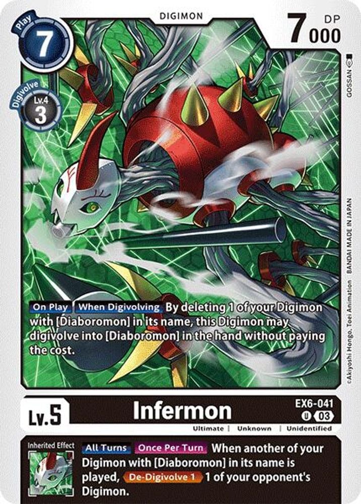 Infermon (#EX6-041 U) (Infernal Ascension) Near Mint