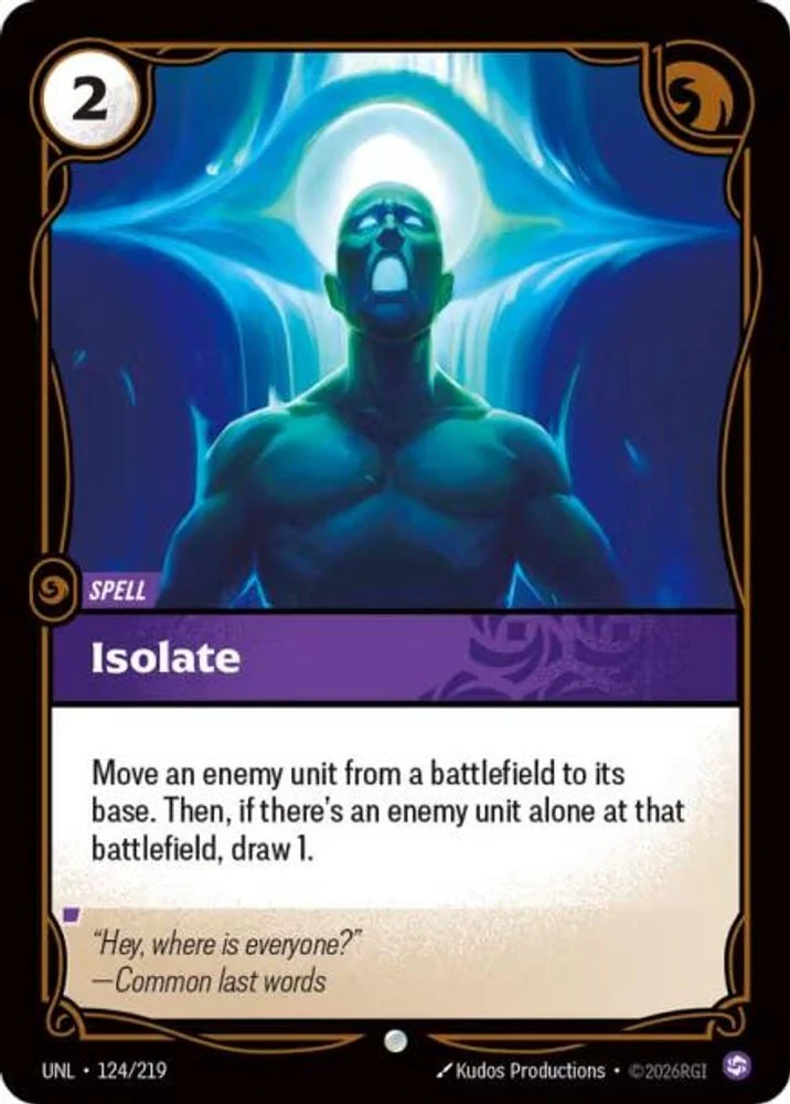 Isolate (#124/219) (Unleashed) Near Mint
