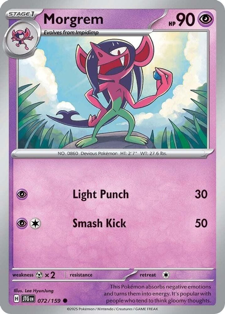 Morgrem (#072/159) (SV09: Journey Together) Near Mint Reverse Holofoil