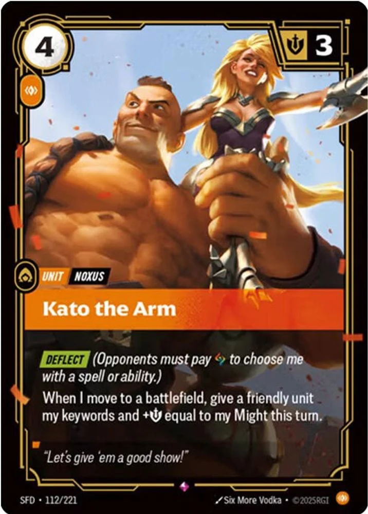 Kato the Arm (#112/221) (Spiritforged) Near Mint Foil