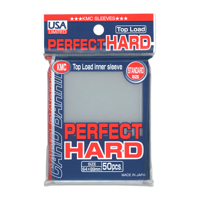KMC Top Load Perfect Hard Sleeves - Standard Size (50)
