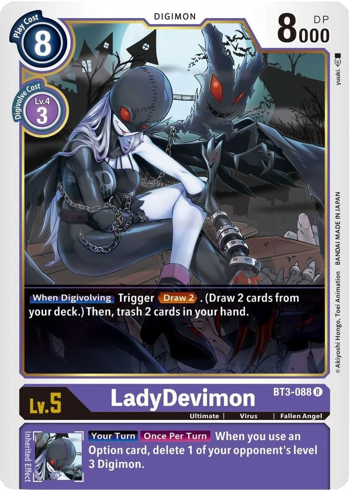 LadyDevimon (#BT3-088 R) (Release Special Booster 1.5) Near Mint