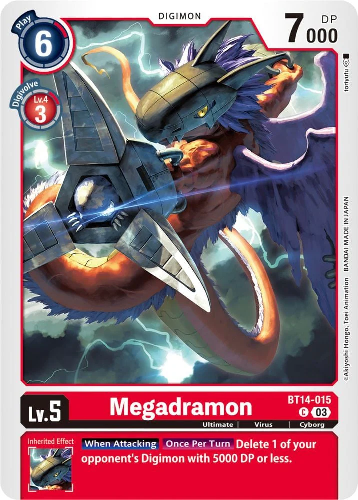 Megadramon (#BT14-015 C) (Blast Ace) Near Mint