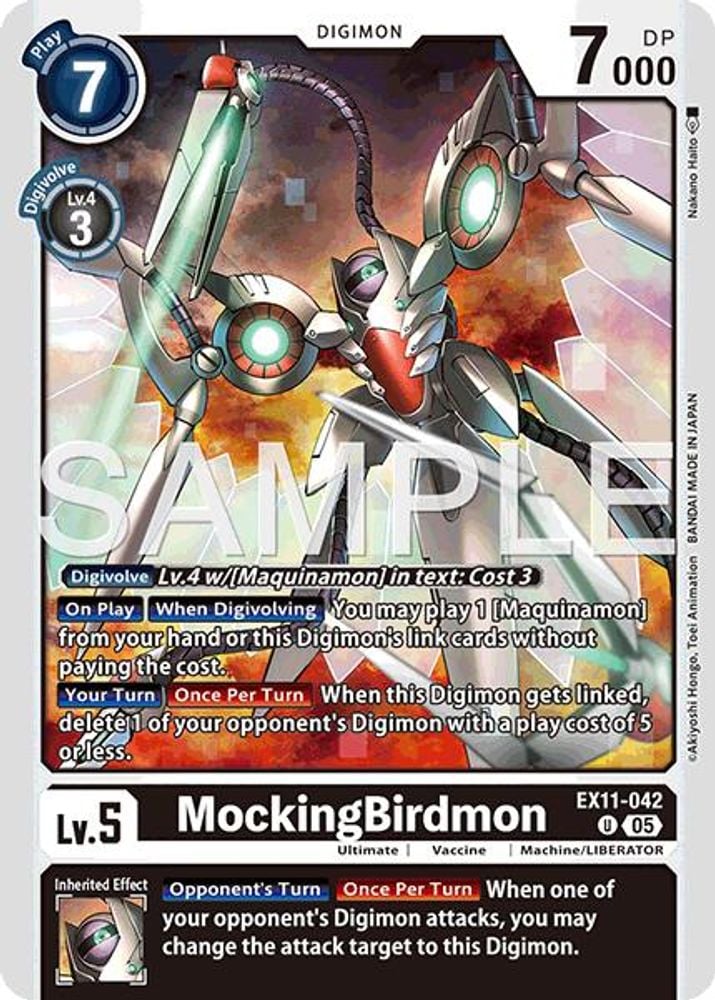MockingBirdmon (#EX11-042 U) (Dawn of Liberator) Near Mint