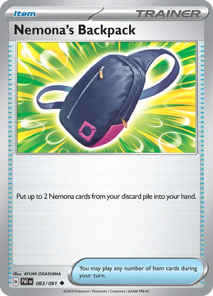 Nemonas Backpack (#083/091) (SV: Paldean Fates)