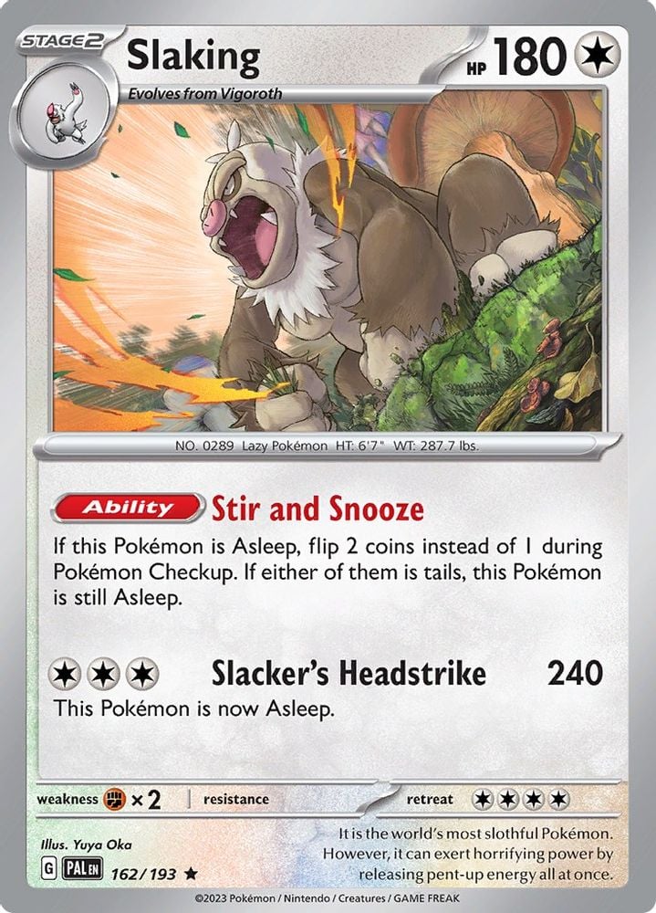 Slaking (#162/193) (SV02: Paldea Evolved)