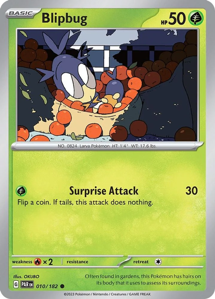 Blipbug (#010/182) (SV04: Paradox Rift) Near Mint Reverse Holofoil