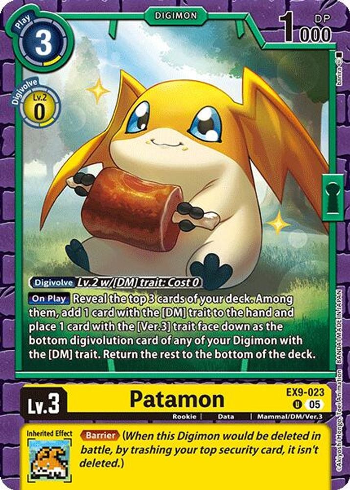 Patamon (#EX9-023 U) (Versus Monsters) Near Mint