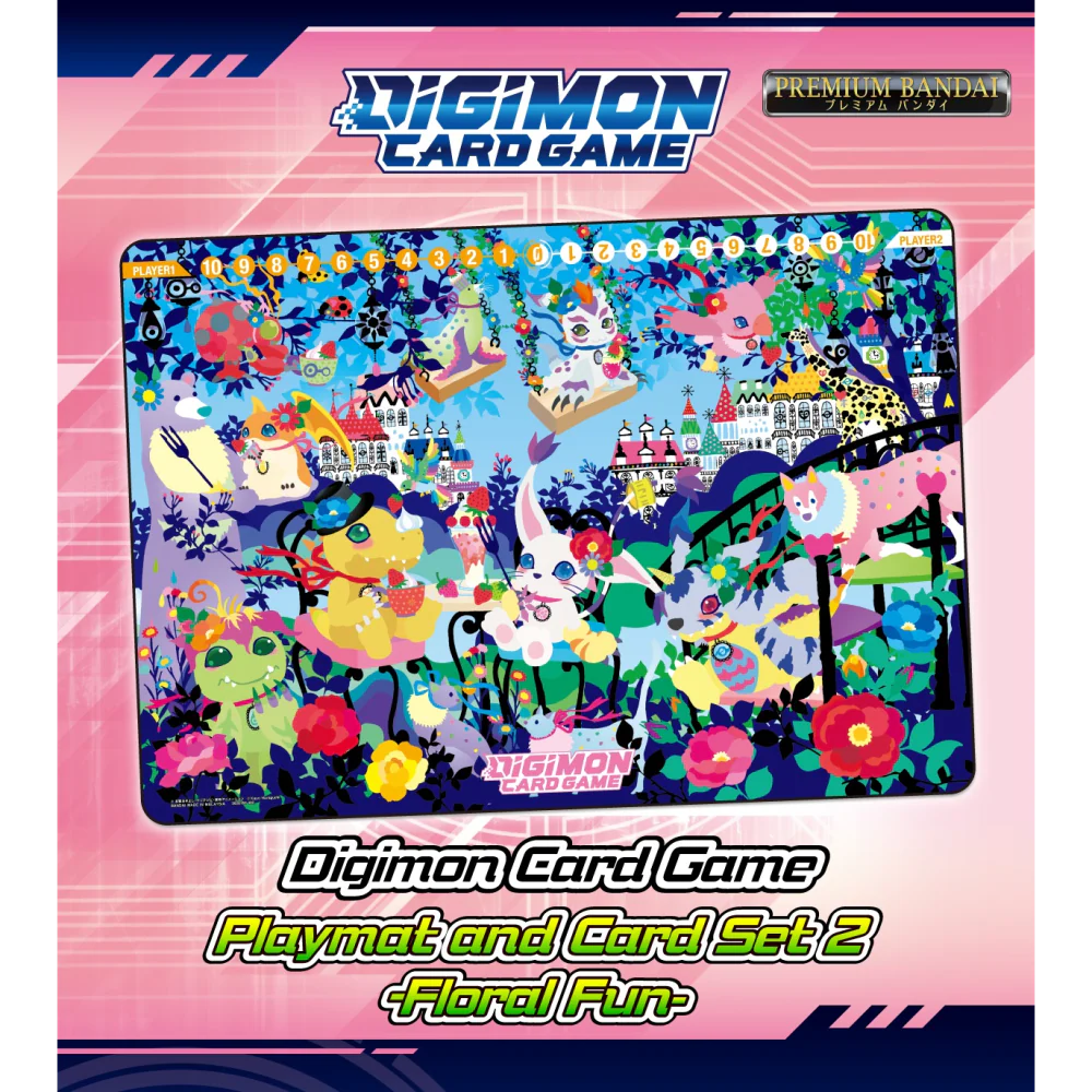 Playmat and Card Set 2: Floral Fun (PB-09)