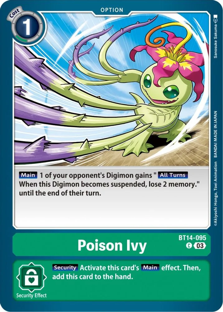 Poison Ivy (#BT14-095 C) (Blast Ace) Near Mint