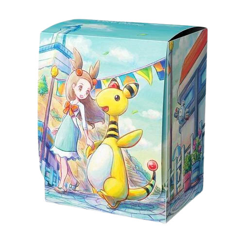 Pokemon Center Japan Deck Case - Ampharos & Jasmine