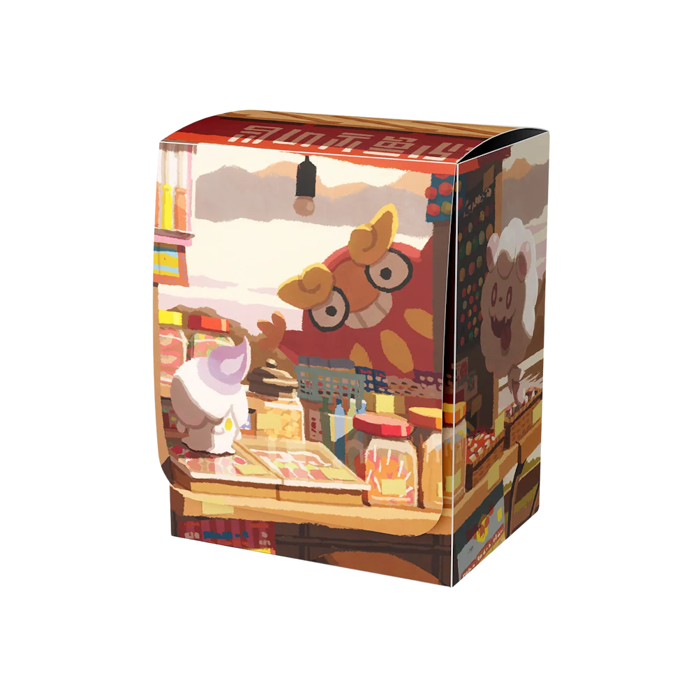 Pokemon Center Japan Deck Case - Darumaka, Litwick, Swirlix, and Phantump