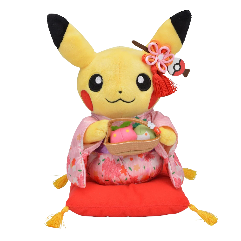 Pokemon Center Japan Plushie - Tea Party Pikachu (Female)