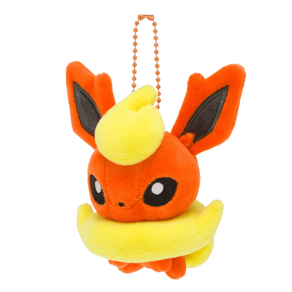 Pokemon Center Keychain Plushie - Pokemon Dolls: Flareon