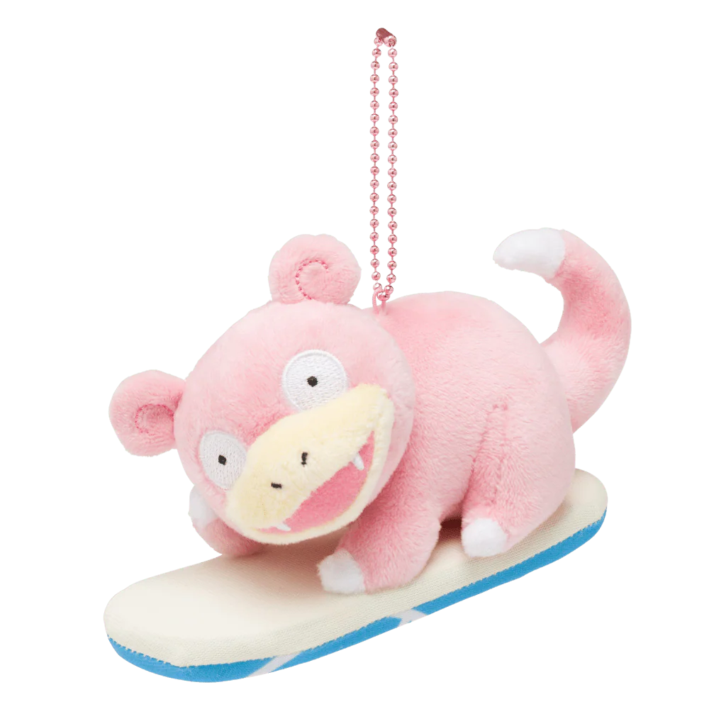 Pokemon Center Keychain Plushie - Surfing Slowpoke