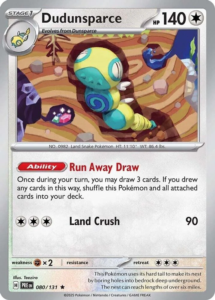 Dudunsparce (#080/131) (SV: Prismatic Evolutions)