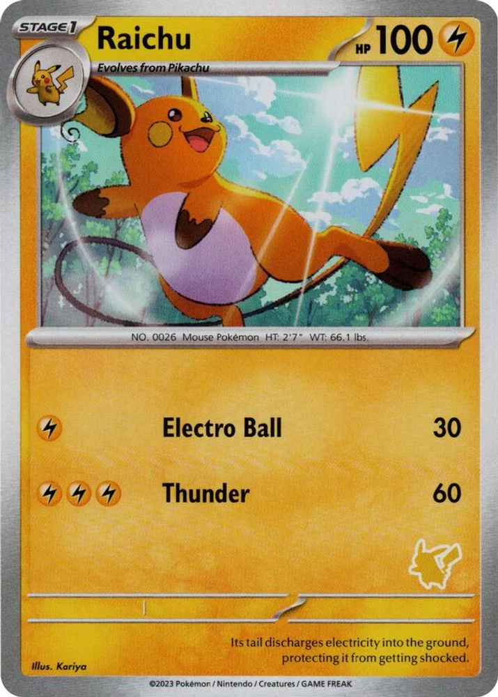 Raichu () (My First Battle) Near Mint