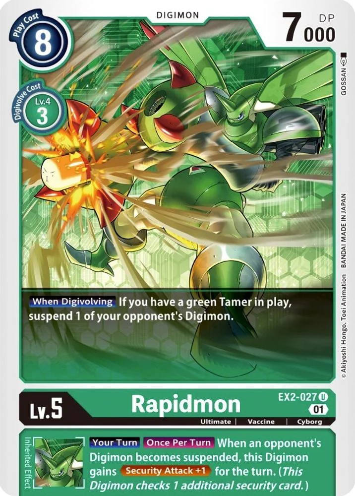 Rapidmon (#EX2-027 U) (Digital Hazard) Near Mint