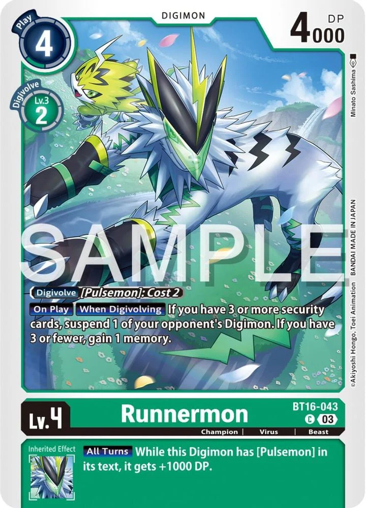 Runnermon (#BT16-043 C) (Beginning Observer) Near Mint