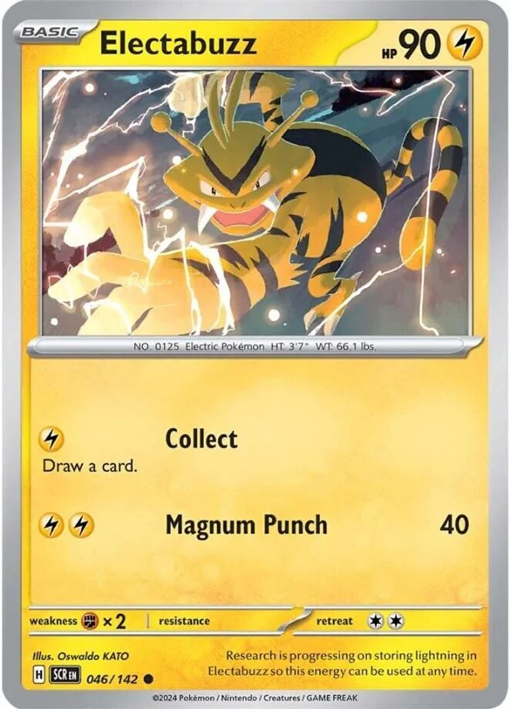 Electabuzz (#046/142) (SV07: Stellar Crown) Near Mint Reverse Holofoil