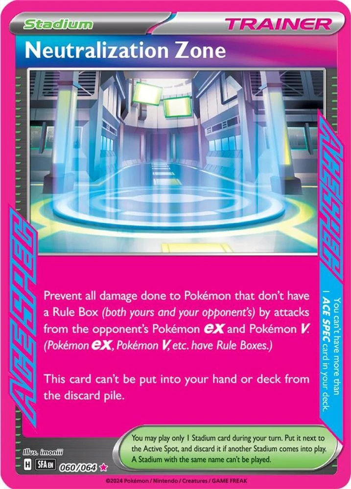 Neutralization Zone (#060/064) (SV: Shrouded Fable) Near Mint Holofoil