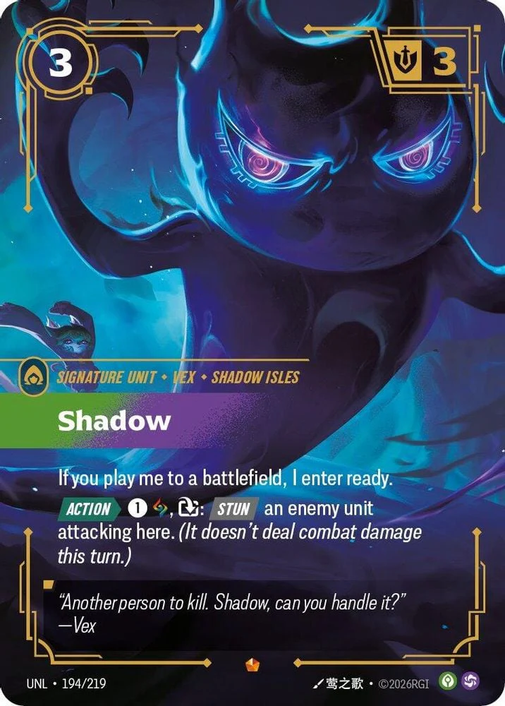 Shadow (#194/219) (Unleashed) Near Mint Foil